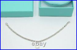 Tiffany & Co. Silver Mini 1837 Lock Charm Mini Ball Bead Bracelet