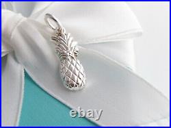 Tiffany & Co Silver Pineapple Charm Pendant For Necklace Bracelet