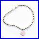 Tiffany-Co-Silver-Return-To-Mini-Bead-Bracelet-Pink-Enamel-Heart-Charm-NO-BOX-01-nzt