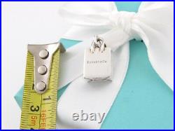 Tiffany & Co Silver Shopping Bag Charm Pendant For Necklace Bracelet
