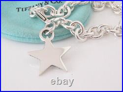Tiffany & Co Silver Star Charm Bracelet Bangle