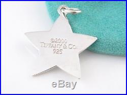 Tiffany & Co Silver Star Charm Pendant 4 Necklace Bracelet Pouch