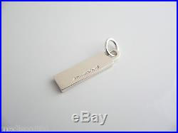 Tiffany & Co Silver Street Sign Charm Pendant Clasp For Necklace / Bracelet