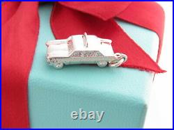 Tiffany & Co Silver Taxi Cab Charm Pendant For Necklace Bracelet