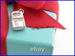 Tiffany & Co Silver Taxi Cab Charm Pendant For Necklace Bracelet