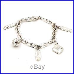 Tiffany & Co. Sterling Silver 1837 Collection Multi-charm Bracelet-boxed