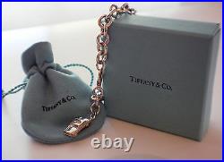 Tiffany & Co Sterling Silver 925 Charm Bracelet w Tiffany Taxi Cab Charm