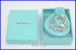 Tiffany & Co. Sterling Silver Daisy Flower Stencil Charm Bracelet 7.5