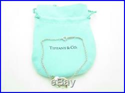 Tiffany & Co. Sterling Silver Elephant Save The Wild Charm Bracelet 6.75