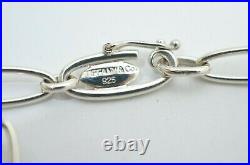 Tiffany & Co. Sterling Silver Elsa Peretti 5 Charm Bracelet 7.25