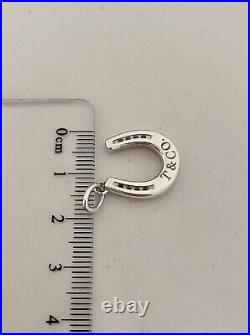 Tiffany & Co Sterling Silver Horseshoe Charm Pendant For Necklace Or Bracelet