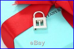 Tiffany & Co. Sterling Silver Letter T Padlock Charm withPackaging