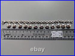Tiffany & Co. Sterling Silver Link Disc Charm Bracelet