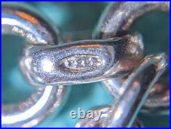 Tiffany & Co. Sterling Silver Link Disc Charm Bracelet