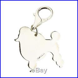 Tiffany & Co. Sterling Silver Poodle Tag Charm for Bracelet! Retired Piece