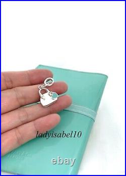 Tiffany & Co. Sterling Silver Purse Love Heart Charm Oval Clasp Gift Box 21328P