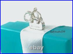 Tiffany & Co. Sterling Silver Purse Love Heart Charm Oval Clasp Gift Box 21328P