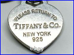 Tiffany & Co. Sterling Silver Return to Tiffany Heart Charm Toggle Bracelet