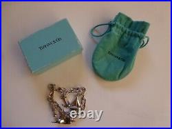 Tiffany & Co. Sterling Silver Seas 5 Charm Bracelet