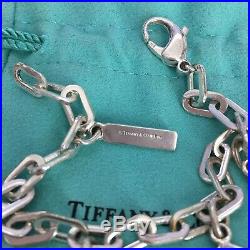 Tiffany & Co. T & Co. Silver Elements 1837 925 Ball Charms 7.5 Bracelet POUCH