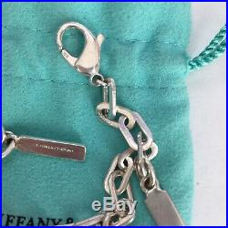 Tiffany & Co. T & Co. Silver Elements 1837 925 Ball Charms 7.5 Bracelet POUCH