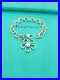 Tiffany-Co-Very-RARE-Flower-charm-Sterling-Silver-7-5-Bracelet-Hallmarks-01-ha