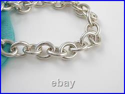 Tiffany RARE Silver Open Flower Charm Bracelet
