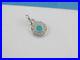 Tiffany-Silver-1837-Blue-Enamel-Charm-Pendant-4-Necklace-Bracelet-Circle-Clasp-01-kztr