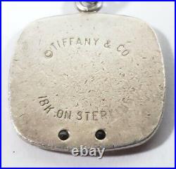Tiffany Sterling Silver Bracelet with Men's Warehouse Service Charm 18K & Silver