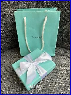 Tiffany and Co 1837 Double Chain Silver & Rubedo Metal Circle Charm Bracelet