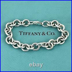 Tiffany and Co Bracelet- 10mm Link- Starter Charm Bracelet- 21.5 cm