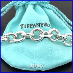 Tiffany and Co Bracelet- 10mm Link- Starter Charm Bracelet- 21.5 cm