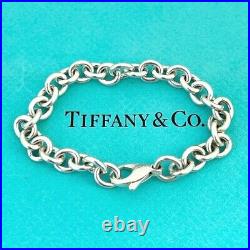 Tiffany and Co Bracelet- 8mm Link- Starter Charm Bracelet- 19 cm