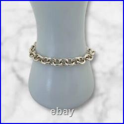 Tiffany and Co Bracelet- 8mm Link- Starter Charm Bracelet- 19 cm