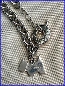 Tiffany co. Sterling silver Scotty Dog Charm Necklace/Bracelet