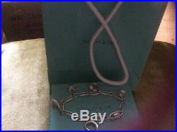 Tiffany & co. Sterling silver charm bracelet Elsa peretti collection