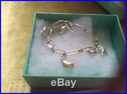 Tiffany & co. Sterling silver charm bracelet Elsa peretti collection
