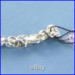 Tous Silver Sweet Dolls Bracelet Links Bear Charm 18cm Sterling 925 NWT $245