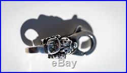 Trollbeads Bracelet Complete With Glass Uniques Retired Lock And Silver Charm