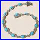 Turquoise-and-White-Zircon-Tennis-Bracelet-Silver-Size-8-Inches-Wt-11-48-Grams-01-voe
