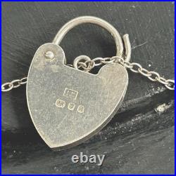 VINTAGE 1975 STERLING SILVER 3D CHARM BRACELET AND CHARMS with HEART CLASP VINTAGE 1975 STERLING SILVER 3D CHARM BRACELET AND CHARMS with HEART CLASP