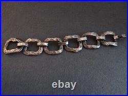 VINTAGE A +De J. ANDERSEN + ERIK DENNING PEWTER BRACELET DENMARK