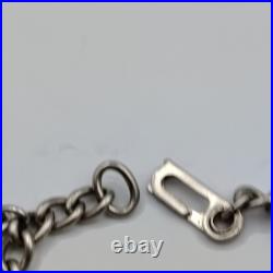 Vintage 1940-50s Sterling Silver 925 Hawaiian Tourist 7 Charms Bracelet 7