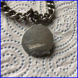 Vintage 1959, sterling silver 8inch Sports charm bracelet