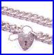 Vintage-1977-Chunky-Charm-Bracelet-Heart-Padlock-925-Sterling-Silver-1cm-Links-01-kpjb