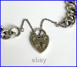 Vintage 925 Silver Charm Bracelet / Opening Charms / Birmingham 1973 64 Gram