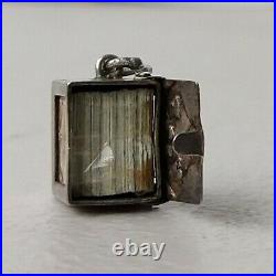 Vintage Art Deco 1950s Miniature Silver Deck Of Cards Charm For Bracelet Rare
