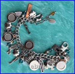 Vintage Blackberry Designs Charm Bracelet Ancient Egyptian Theme 316L Stainless Vintage Blackberry Designs Charm Bracelet Ancient Egyptian Theme 316L Stainless