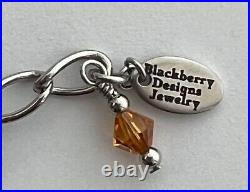 Vintage Blackberry Designs Charm Bracelet Ancient Egyptian Theme 316L Stainless Vintage Blackberry Designs Charm Bracelet Ancient Egyptian Theme 316L Stainless