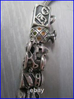 Vintage Chamilia & Pandora Sterling Silver Charm Bracelet with Charms #8